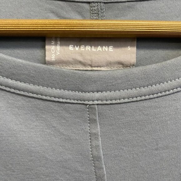 Everlane Luxe Cotton Side Slit T Shirt Dress - Picture 5 of 12